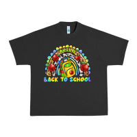 Pigment Black hello back to school rainbow Urban Heavy Tee - texasbilliewilder