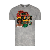 Cloud Rock i am black history Vintage Tee - texasbilliewilder
