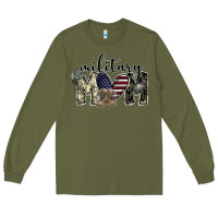 Army Green military mom Long Sleeve Tee - SublimationCraftShop