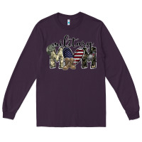 Plum military mom Long Sleeve Tee - SublimationCraftShop