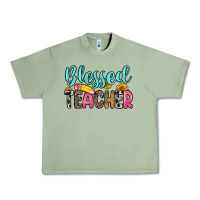 Oil Green blessed teacher Urban Heavy Tee - Zillion Design Studio
