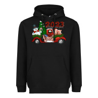 Black happy new year truck 2023 Heavyweight Hoodie - Jasminsmagicworld