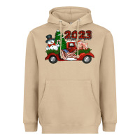 Mushroom happy new year truck 2023 Heavyweight Hoodie - Jasminsmagicworld
