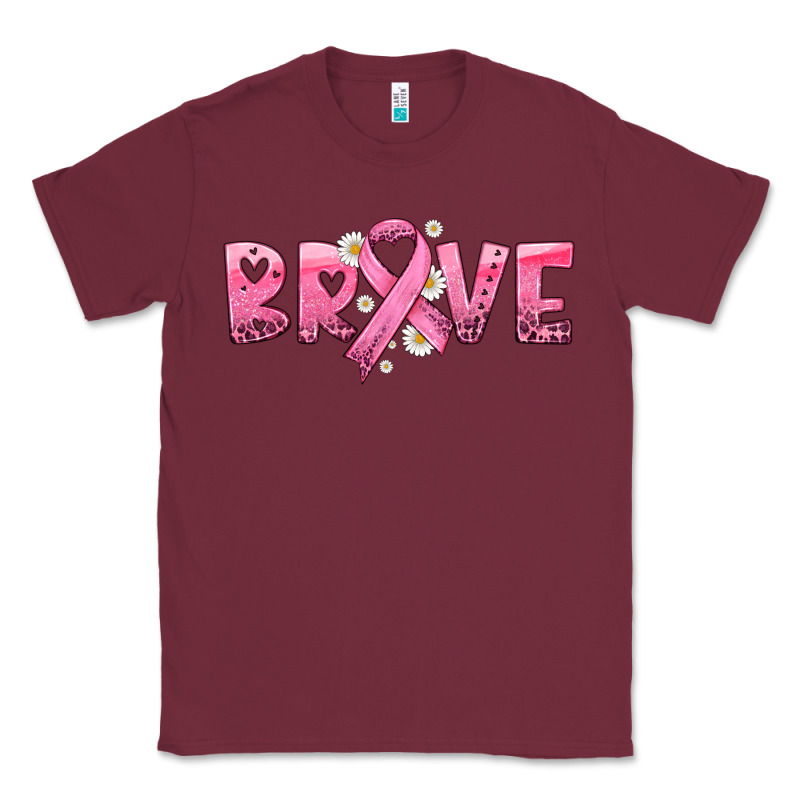 Brave With Ribbon Classic Tee by HRA Design Shop | Teevron