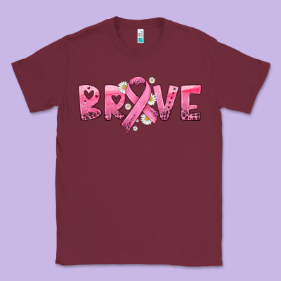 Brave With Ribbon Classic Tee Designed By Hra Design Shop