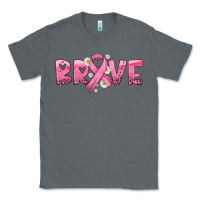 Charcoal Heather brave with ribbon Classic Tee - HRA Design Shop