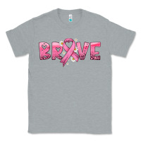 Heather Grey brave with ribbon Classic Tee - HRA Design Shop