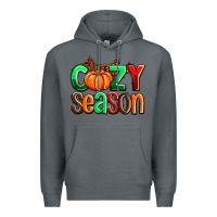 Rock cozy season with fall colors palette and pumpkin Premium Hoodie - AdoDesignShop