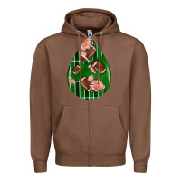 Chestnut american football and western roses teardrop Zipper Hoodie - BundleAndBundleShop