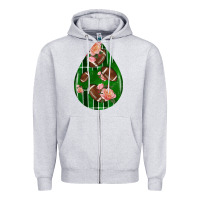 Heather Grey american football and western roses teardrop Zipper Hoodie - BundleAndBundleShop