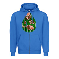 True Royal american football and western roses teardrop Zipper Hoodie - BundleAndBundleShop