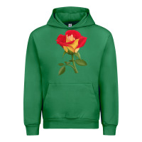 Emerald Ketchup And Mustard Rose Urban Hoodie - LillyAllenDesigns