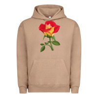 Pigment Burro Ketchup And Mustard Rose Urban Hoodie - LillyAllenDesigns