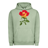 Pigment Oil Green Ketchup And Mustard Rose Urban Hoodie - LillyAllenDesigns