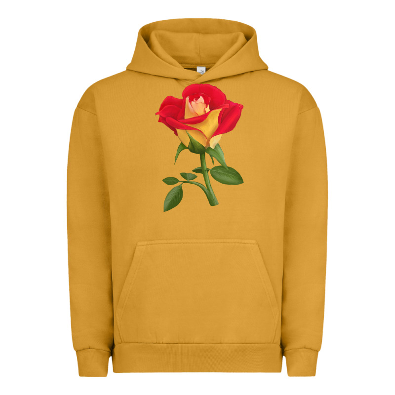 Ketchup And Mustard Rose Urban Hoodie by LillyAllenDesigns | Teevron