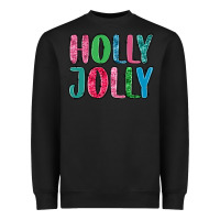 Black holly jolly Heavyweight Sweatshirt - MaliasSmallBusiness