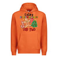 Carrot eating christmas cookies for two Premium Hoodie - MaliasSmallBusiness
