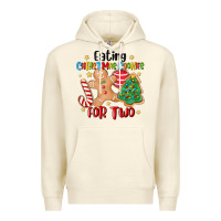 Sandshell eating christmas cookies for two Premium Hoodie - MaliasSmallBusiness