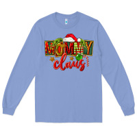 Colony Blue christmas mommy claus Long Sleeve Tee - FaDigitalArtStudio