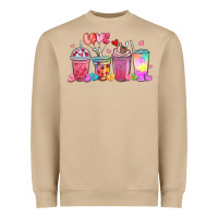 Mushroom love coffee cups Heavyweight Sweatshirt - MaliasSmallBusiness