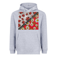 Heather Grey ladybug Heavyweight Hoodie - BarkalooDesign