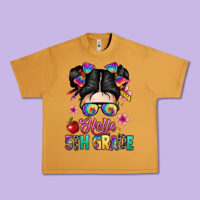 Hello Fifth Grade Urban Heavy Tee Designed By Texasbilliewilder