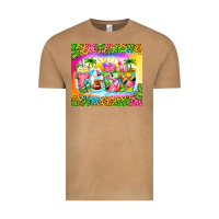 Summer Coffee Cups Vintage Tee | Teevron