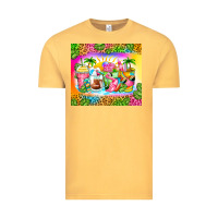 Vintage Mustard summer coffee cups Vintage Tee - Zillion Design Studio