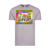 Vintage Zinc summer coffee cups Vintage Tee - Zillion Design Studio