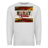 Dove Grey merry Christmas sunflowers Premium Sweatshirt - Jasminsmagicworld