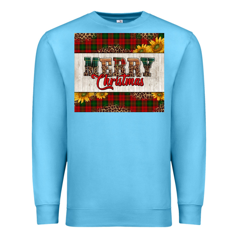 Merry Christmas Sunflowers Premium Sweatshirt by Jasminsmagicworld | Teevron