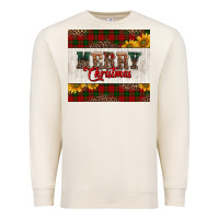 Sandshell merry Christmas sunflowers Premium Sweatshirt - Jasminsmagicworld