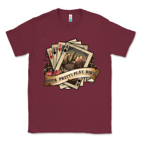 Burgundy look pretty play dirty Classic Tee - SublimationCraftShop