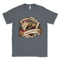 Charcoal Heather look pretty play dirty Classic Tee - SublimationCraftShop