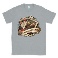 Heather Grey look pretty play dirty Classic Tee - SublimationCraftShop