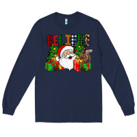 Navy believe Long Sleeve Tee - CowhideDigitalArt