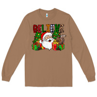 Toasted Coconut believe Long Sleeve Tee - CowhideDigitalArt
