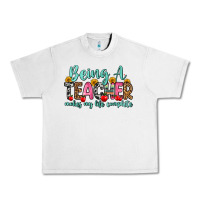 Being A Teacher Makes My Life Complete Urban Heavy Tee | Teevron