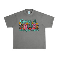 Tornado being a teacher makes my life complete Urban Heavy Tee - Zillion Design Studio