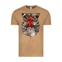 Vintage Camel Flower Skeleton Vintage Tee - RanaPortraitStore