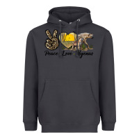 Smoke Peace Love Hyenas Heavyweight Hoodie - LillyAllenDesigns