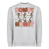 Heather Grey howdy honey Heavyweight Sweatshirt - MaliasSmallBusiness