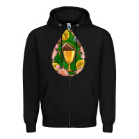 Black american football and western roses teardrop Zipper Hoodie - BundleAndBundleShop