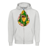 Dove Grey american football and western roses teardrop Zipper Hoodie - BundleAndBundleShop