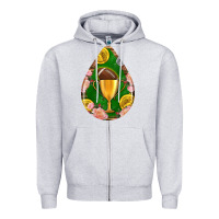 Heather Grey american football and western roses teardrop Zipper Hoodie - BundleAndBundleShop