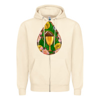 Sandshell american football and western roses teardrop Zipper Hoodie - BundleAndBundleShop