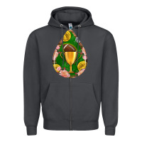 Smoke american football and western roses teardrop Zipper Hoodie - BundleAndBundleShop