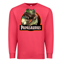 Cardinal Western Papasaurus Papa Dinosaur Premium Sweatshirt - LillyAllenDesigns