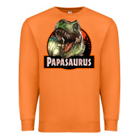 Carrot Western Papasaurus Papa Dinosaur Premium Sweatshirt - LillyAllenDesigns