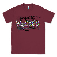 Burgundy Perfectly Wicked Classic Tee - CowhideDigitalArt